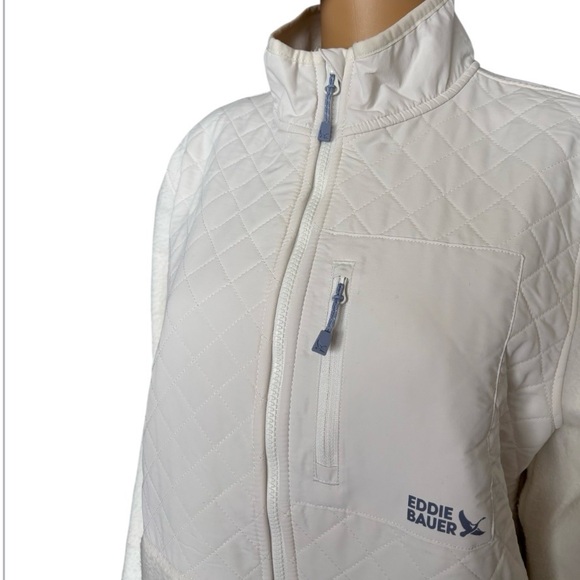 Eddie Bauer Women's Mixed Media Fleece Jacket - Picture 3 of 13